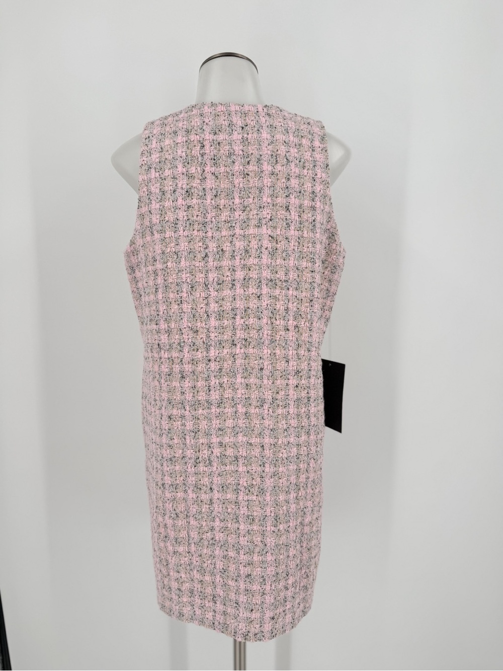Tuckernuck Pink Tweed Sleeveless Shift Dress - Picture 8 of 9